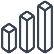 Illustration of three bar graphs in software tips blog post.